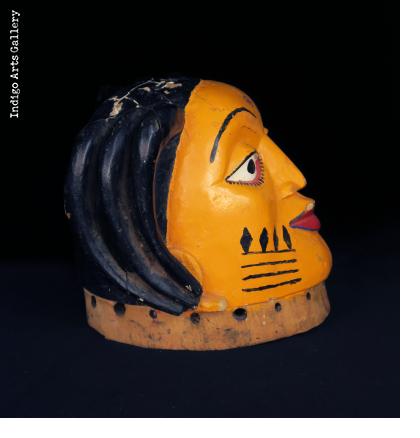 Pair of Fon Gelede Masks from Benin