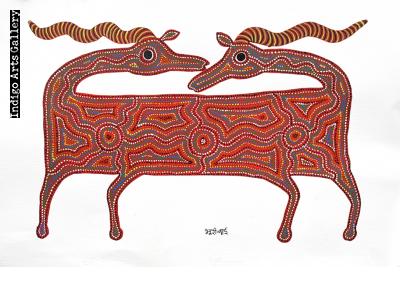 Two-headed Red Deer - Bhuri Bai