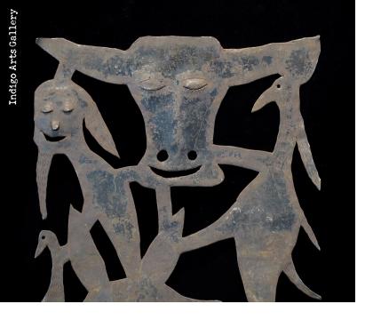 The Bull, the Goat and the Spirits - Early Bien-Aimé Sculpture