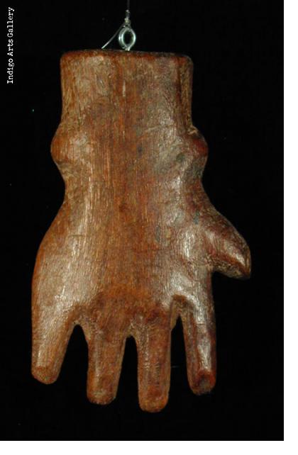Milagre ex-voto hand with short fingers (#bxv-54)