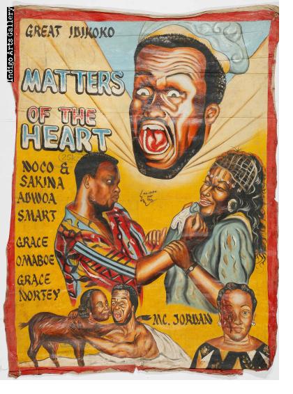 Matters of the Heart - 1980s Ghanaian Movie Poster