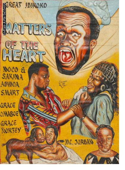 Matters of the Heart - 1980s Ghanaian Movie Poster
