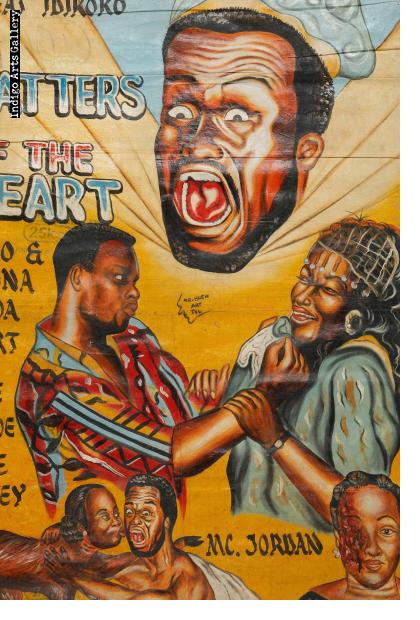 Matters of the Heart - 1980s Ghanaian Movie Poster