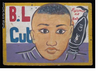 B.L. Cut Hairdresser Sign
