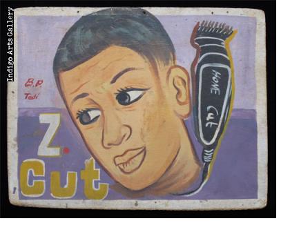 Z Cut Hairdresser Sign