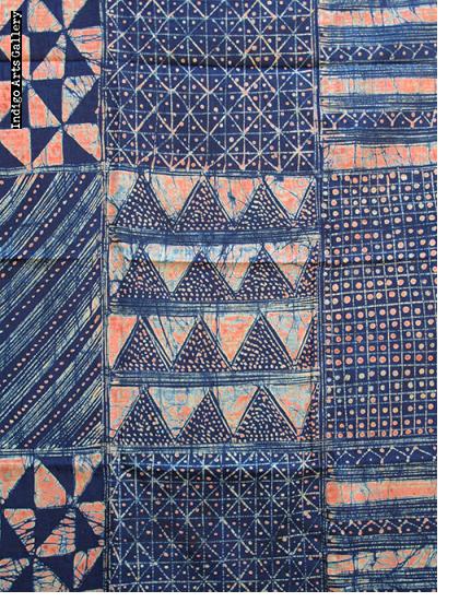 Yoruba Indigo Batik Cloth