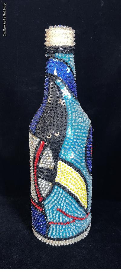 "Bossu and Dambala" Vodou Bottle