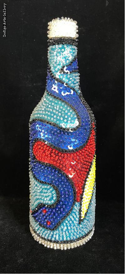 "Bossu and Dambala" Vodou Bottle