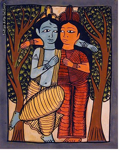 The Eternal Lovers (Radha and Krishna)