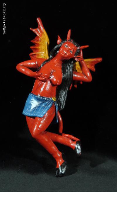 La Diabla - Retablo Sculpture