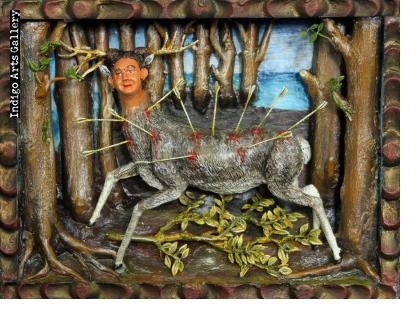 Frida Kahlo "Wounded Deer" - retablo