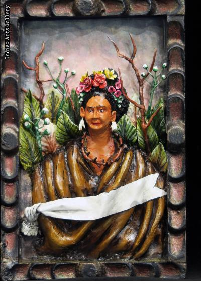 Frida Kahlo retablo - "Wounded Deer" 