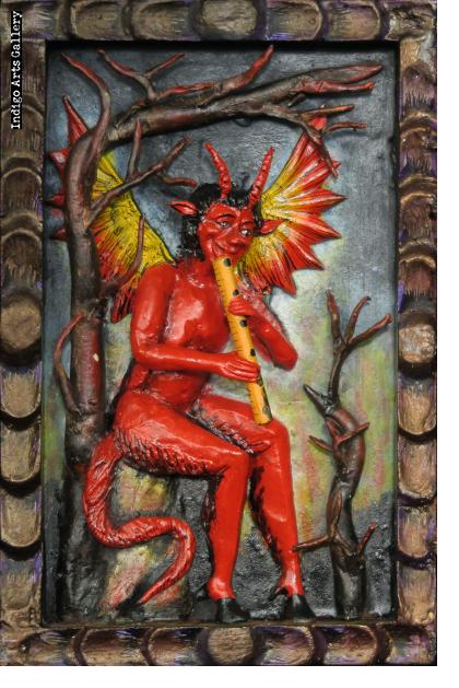 Nacimiento de los Diablos (The Birth of Evil) - retablo