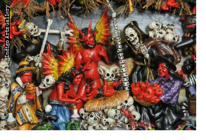 Nacimiento de los Diablos (The Birth of Evil) - retablo