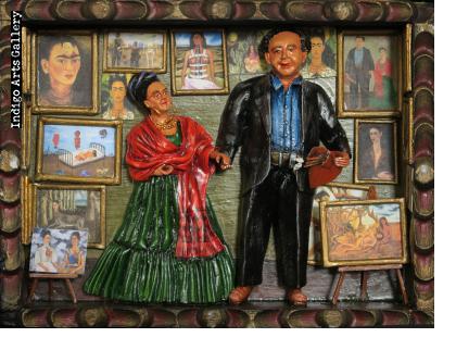 Frida y Diego - retablo