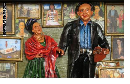 Frida y Diego - retablo