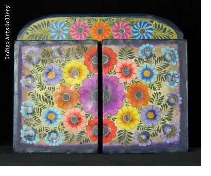 Party in the Cemetery - Day of the Dead Retablo (Version 20)