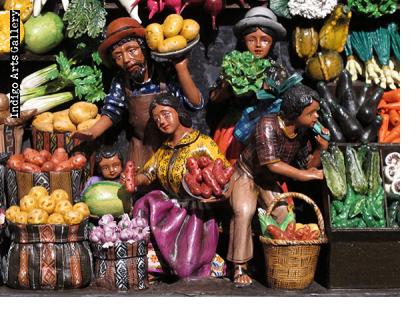 Mercado de las Verduras (Produce Market) Retablo