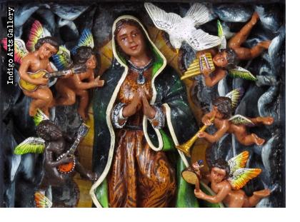 La Virgen de Guadalupe - Retablo