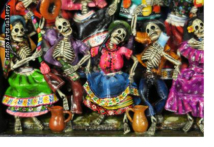 Fiesta de los Muertos (Carnival of the Dead) - Retablo (version 5)