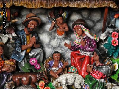 Nacimiento Campesino (Peasant Nativity) Retablo