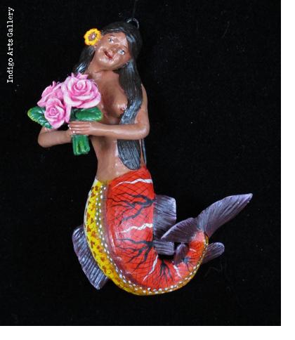 La Sirena (Mermaid) Retablo Ornament