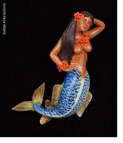 Retablo La Sirena (Mermaid) Ornament 