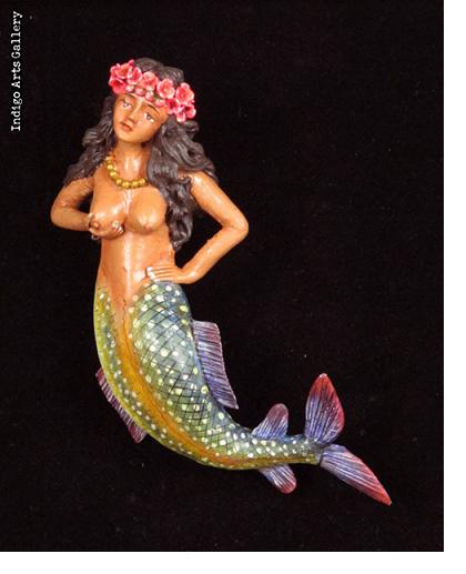 Retablo La Sirena (Mermaid) Ornament