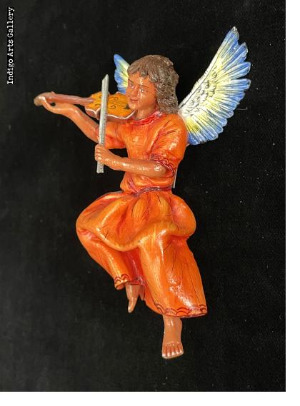 Angel with Violin - retablo figure