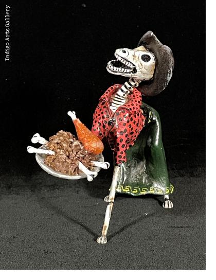 Calavera Dog - Retablo Figure