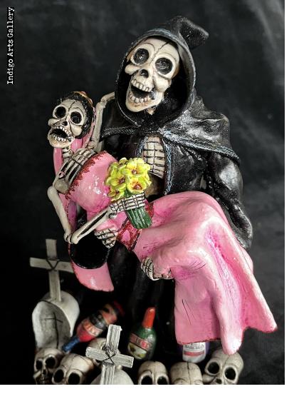 Bride of the Grim Reaper - Calavera Sculpture