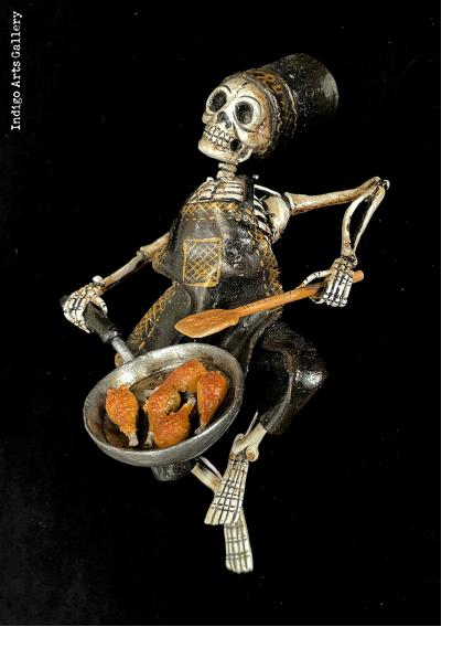 Drumsticks for the Dead - retablo figure