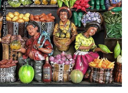 Mercado de las Verduras (Produce Market) Retablo