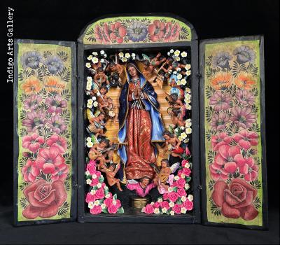 Virgen de Guadalupe retablo