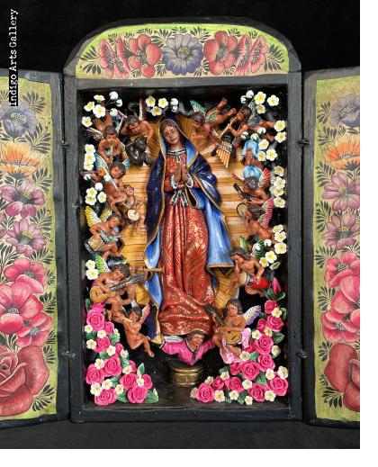 Virgen de Guadalupe retablo