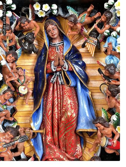 Virgen de Guadalupe retablo
