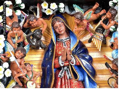 Virgen de Guadalupe retablo