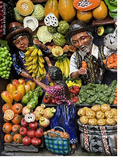 Mercado de las Verduras (Produce Market) Retablo