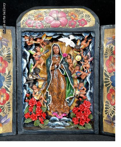 La Virgen de Guadalupe - Retablo