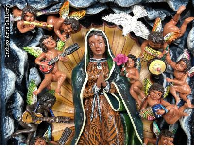 La Virgen de Guadalupe - Retablo