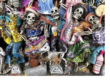 Fiesta de los Muertos (Carnival of the Dead) - Retablo (version 6)