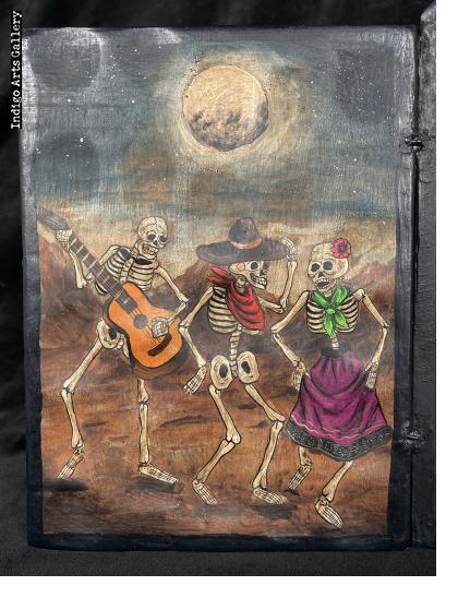 Cantina de los Muertos (Cantina of the Dead) Retablo (version 9)
