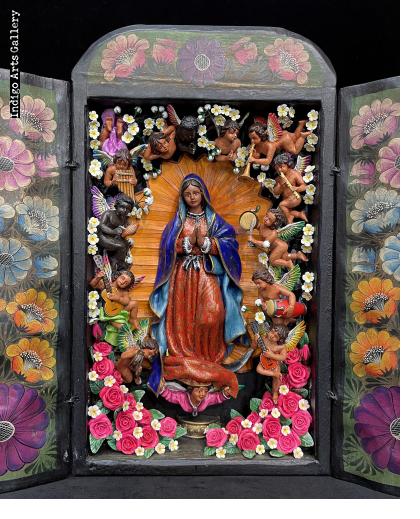 Virgen de Guadalupe Retablo
