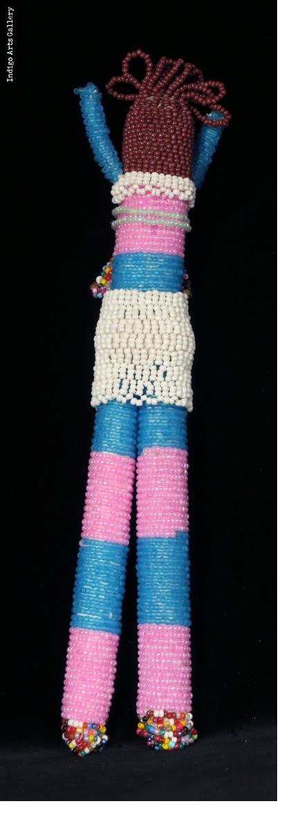 Beaded "Tall Doll" with Baby