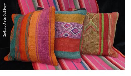 "Frazada" Pillows from the Peruvian Highlands