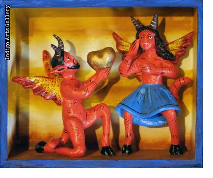 The Devil's Proposal - retablo