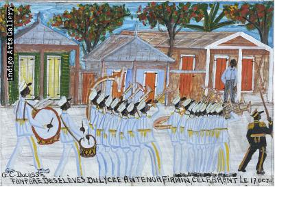 FANFARE DES ELEVES DU LYCEE ANTENOR FIRMIN CELEBRANT, LE 17. OCT.