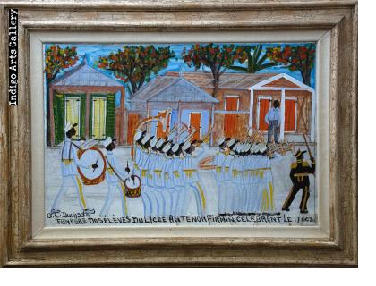 FANFARE DES ELEVES DU LYCEE ANTENOR FIRMIN CELEBRANT, LE 17. OCT.