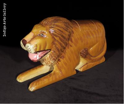 Miniature Lion Coffin
