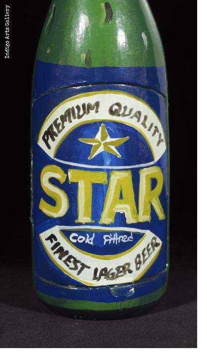 Star "Cold Filtered" Beer Miniature Coffin Sculpture
